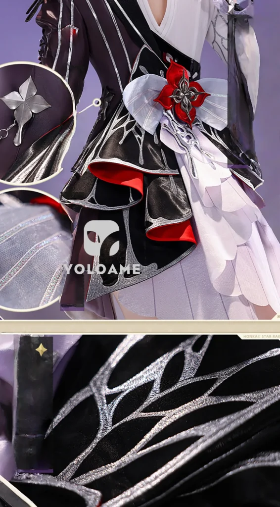 【三分妄想】崩壊スターレイル 長夜月 コスプレ衣装 | 公式正規品 1/3Delusion 詳細4