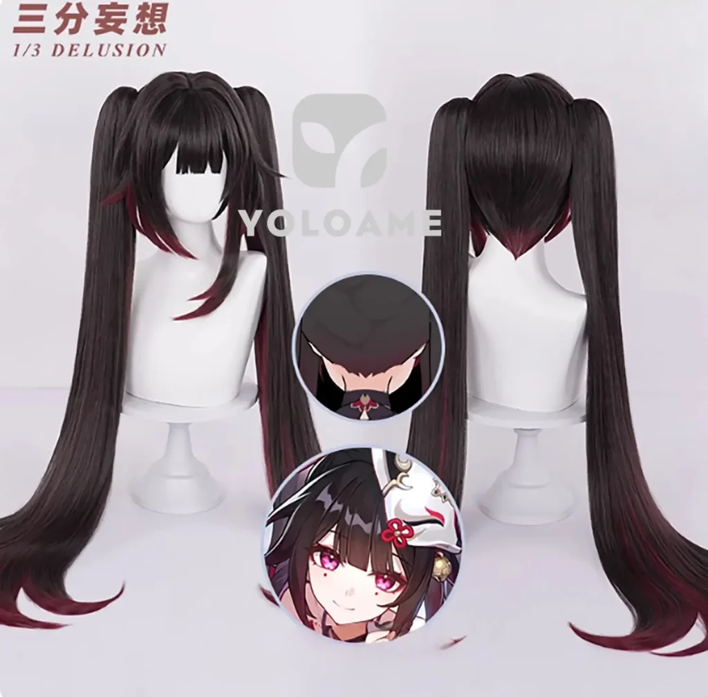 【三分妄想】崩壊スターレイル 花火 コスプレ衣装 | 公式正規品 1/3Delusion ウィッグ wig