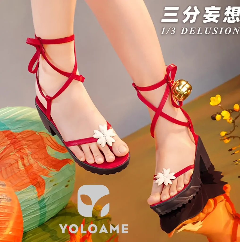 【三分妄想】崩壊スターレイル 花火 コスプレ衣装 | 公式正規品 1/3Delusion 靴 shoes