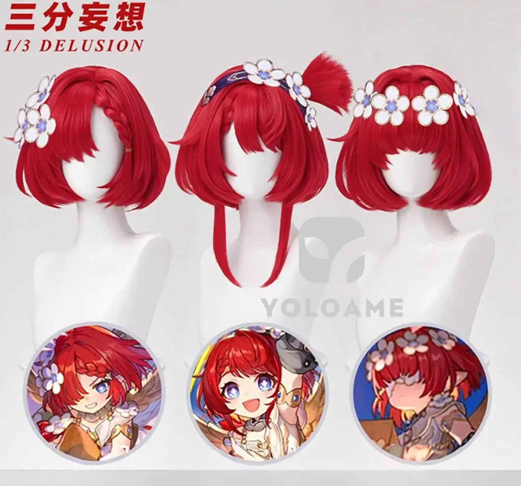 【三分妄想】崩壊スターレイル ティバオ コスプレ衣装 | 公式正規品 1/3Delusion ウィッグ wig