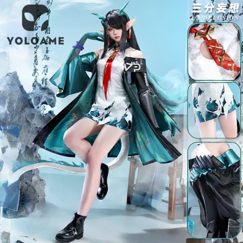 arknights-dusk-cosplay-outfit-detail-19 【三分妄想】アークナイツ シー コスプレ衣装 | 公式正規品 1/3Delusion
