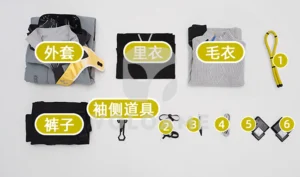 【三分妄想】アークナイツ 管理人 男性 コスプレ衣装 | 公式正規品 1/3Delusion セット set