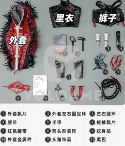 【三分妄想】アークナイツ ウィシャデル コスプレ衣装 | 公式正規品 1/3Delusion セット set