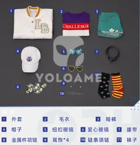 【三分妄想】Identity V 第五人格 応援団 コスプレ衣装 | 公式正規品 1/3Delusion セット set