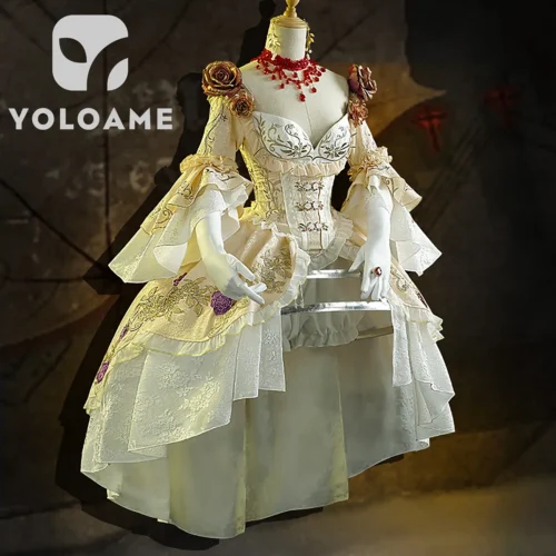 identity-v-red-lady-cosplay-outfit-detail-25 【三分妄想】Identity V 第五人格 血の女王 コスプレ衣装 | 公式正規品 1/3Delusion 詳細4